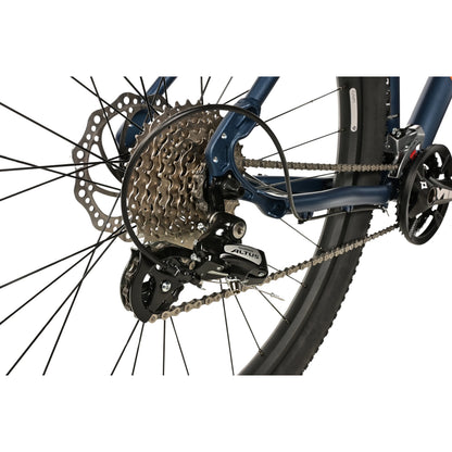 Vélo musculaire VTT 29 Leader Fox Evolution mixte bleu ardoise mat 8V