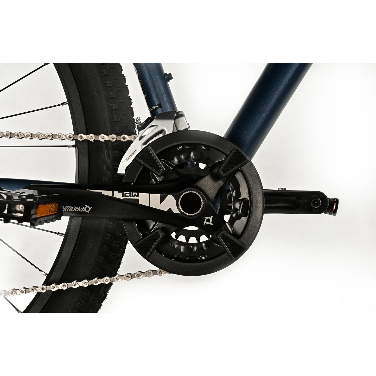 Vélo musculaire VTT 29 Leader Fox Evolution mixte bleu ardoise mat 8V