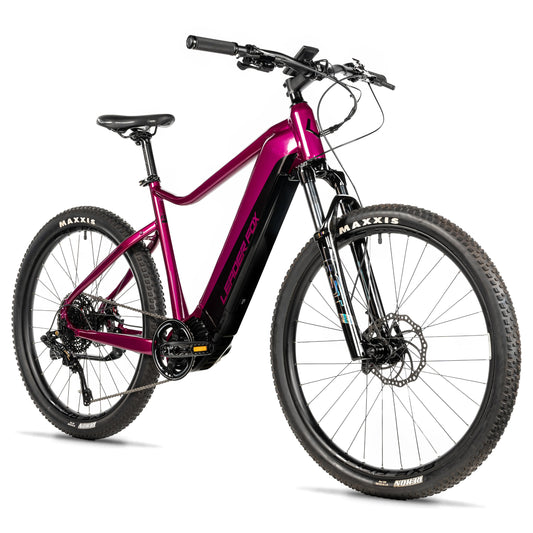 Electric mountain bike 29 Leader Fox Kent violet Bafang M510 20Ah