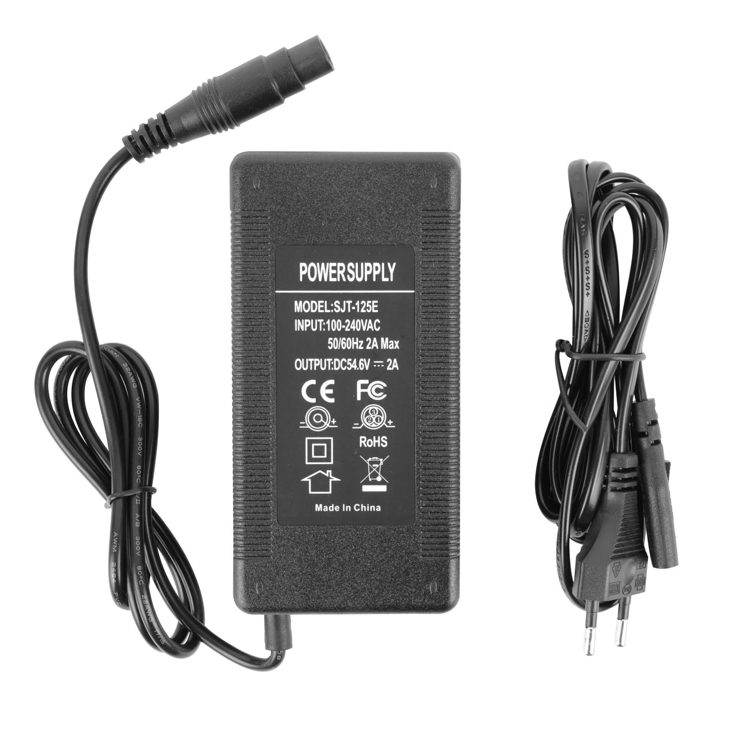 Chargeur de batterie trottinette 48v - 54,6v 2A PCP