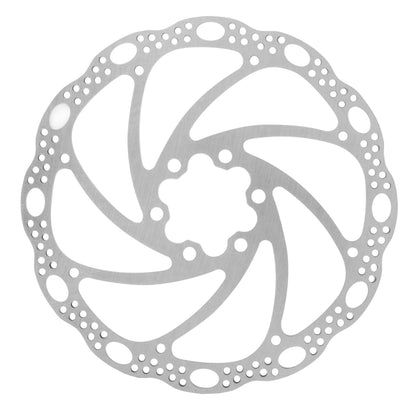 Tektro 160mm Silver 6-Bolt Road Mountain Bike Brake Disc for All Pad Types