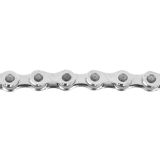 Chaîne vélo VAE 11v. Kmc turbo 132 maillons argent avec connecteur cl555 compatible bosch et autres