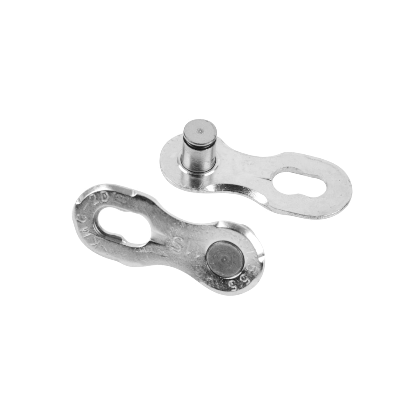 Chaîne vélo VAE 11v. Kmc turbo 132 maillons argent avec connecteur cl555 compatible bosch et autres