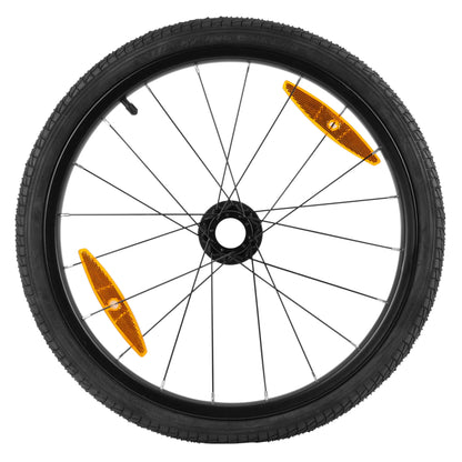 20" bike trailer wheel with straight spindle hub Polisport