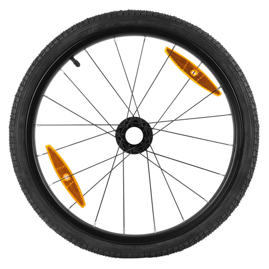 20" bike trailer wheel with straight spindle hub Polisport