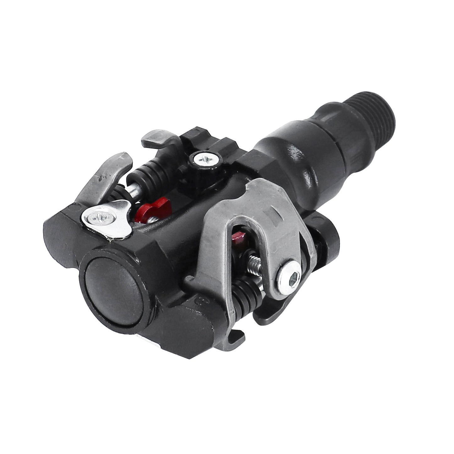 Pédale VTT automatique Newton type SPD alu noir + cales