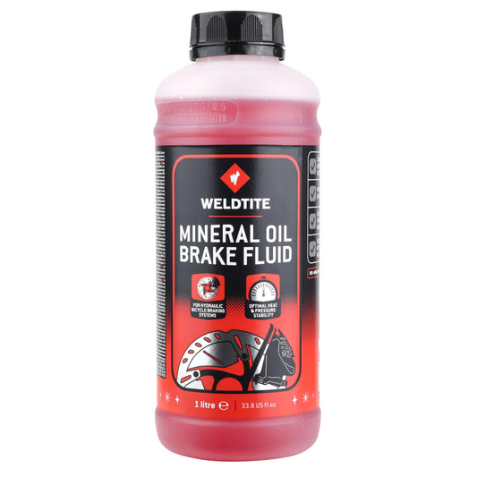 Liquide de frein / huile vélo Weldtite minéral (bidon 1l)