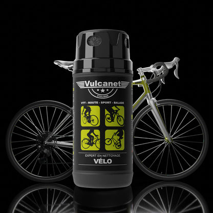 Lingette multifonction Vulcanet vélo avec le brush pen (vendu par 6 pots de 80 Lingettes)