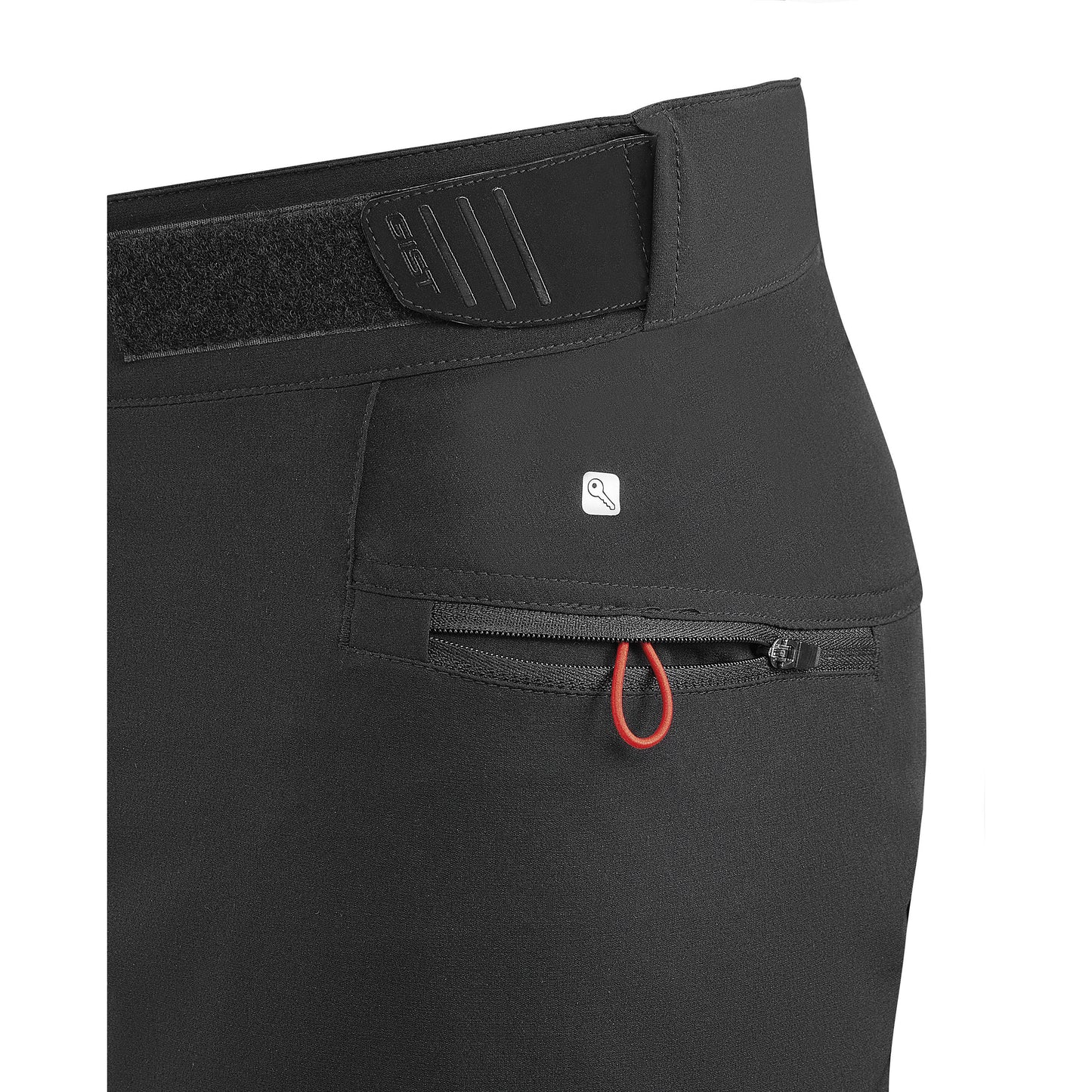 Panta court Gist dirt noir bords noir (boxer avec Cuissard inclus) (5185)