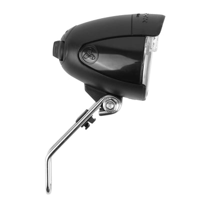 E-bike lighting - front Trelock ls583 bike-retro 15lux black fork light compatible with dynamo