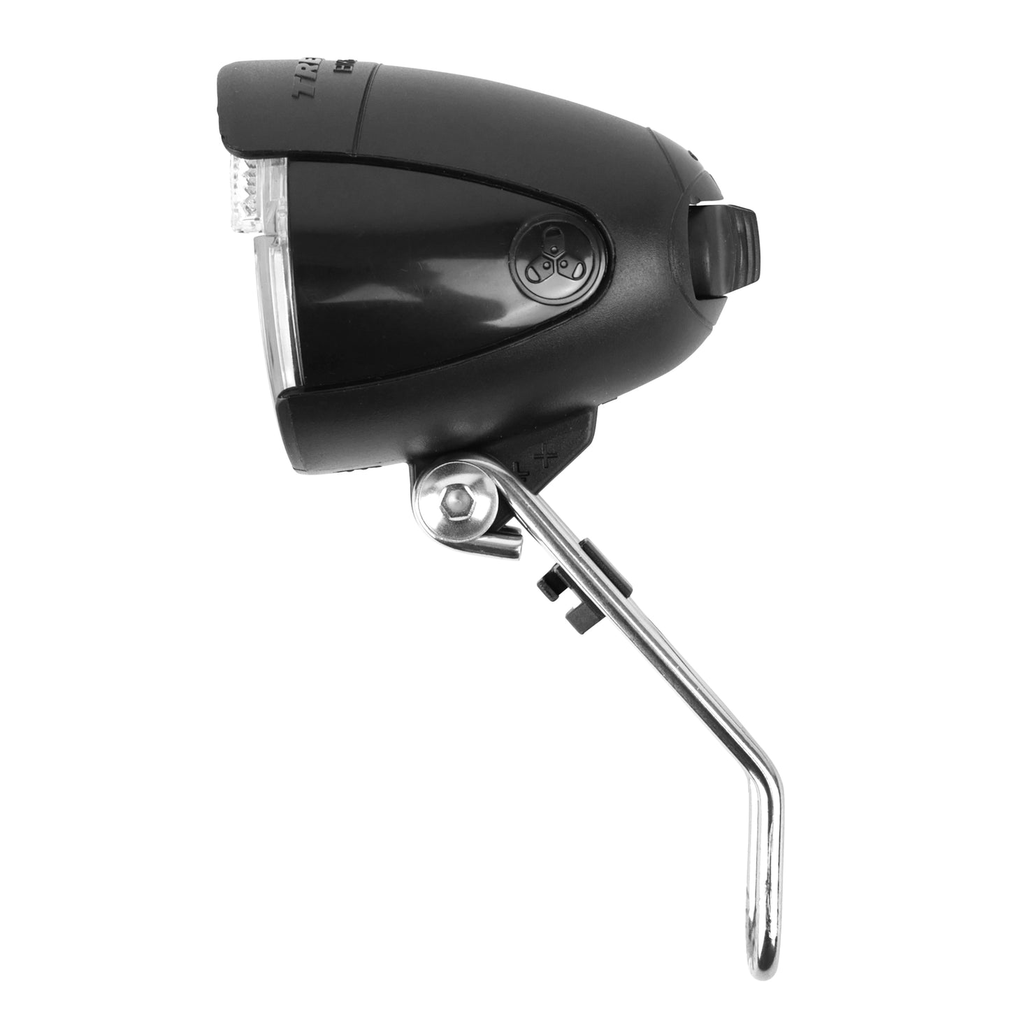 E-bike lighting - front Trelock ls583 bike-retro 15lux black fork light compatible with dynamo