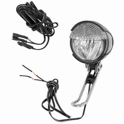E-bike lighting - front Trelock ls583 bike-retro 15lux black fork light compatible with dynamo