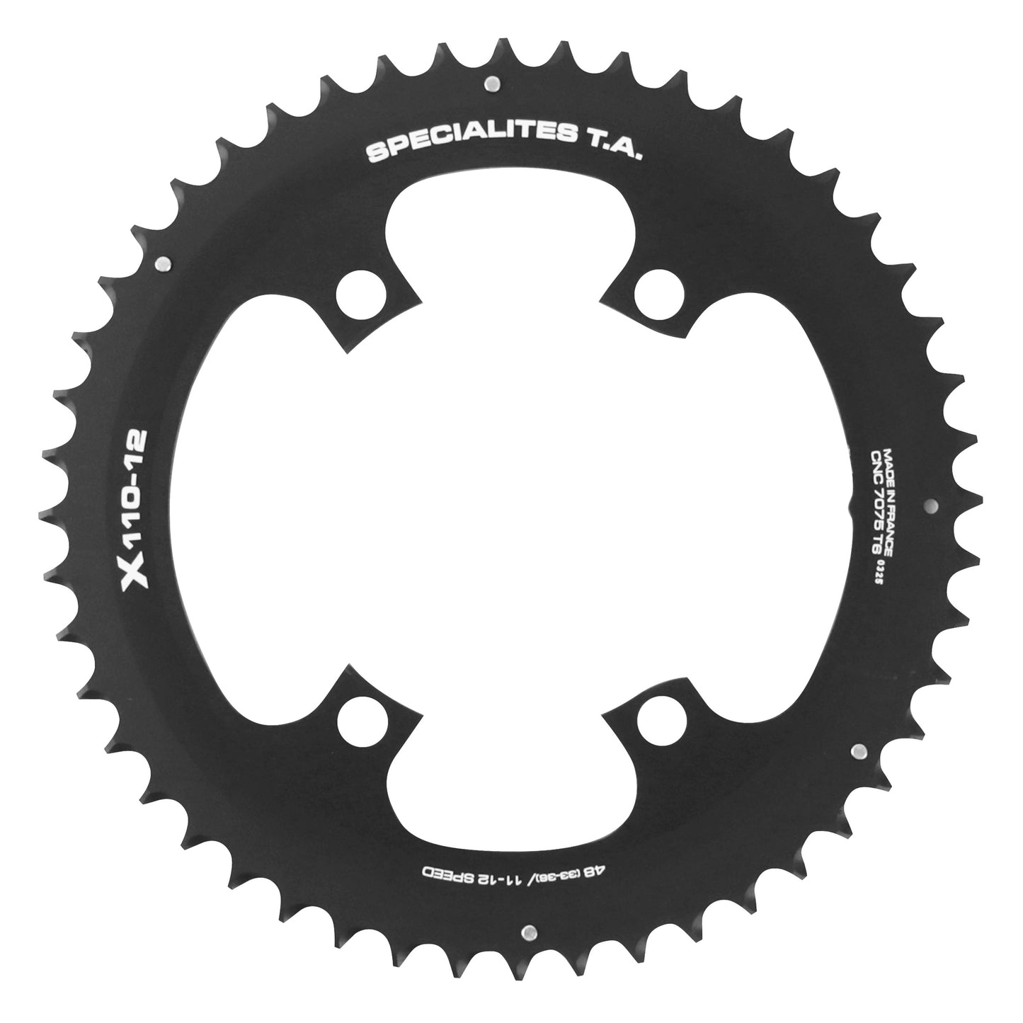 TA X110 4-arm chainring D110 for Ultegra DA 105 48T outer 12-speed