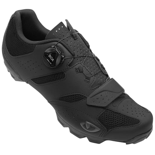 Giro Cylinder II Black MTB Shoes Micro-clip BOA / Velcro SPD Compatible