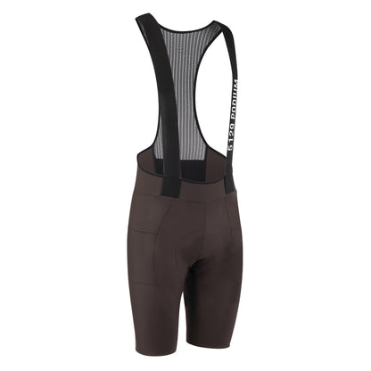 Cuissard court Gist à bretelles podium marron homme (5129)