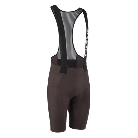Gist Podium Men's Brown Bib Shorts (5129)