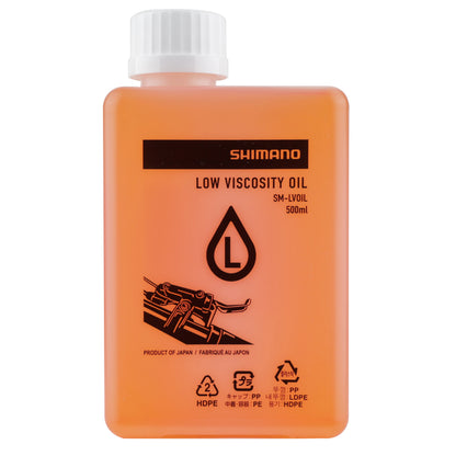 Shimano mineral brake fluid / oil (500ml) for XTR M9220 / M9200 / MT805 low viscosity