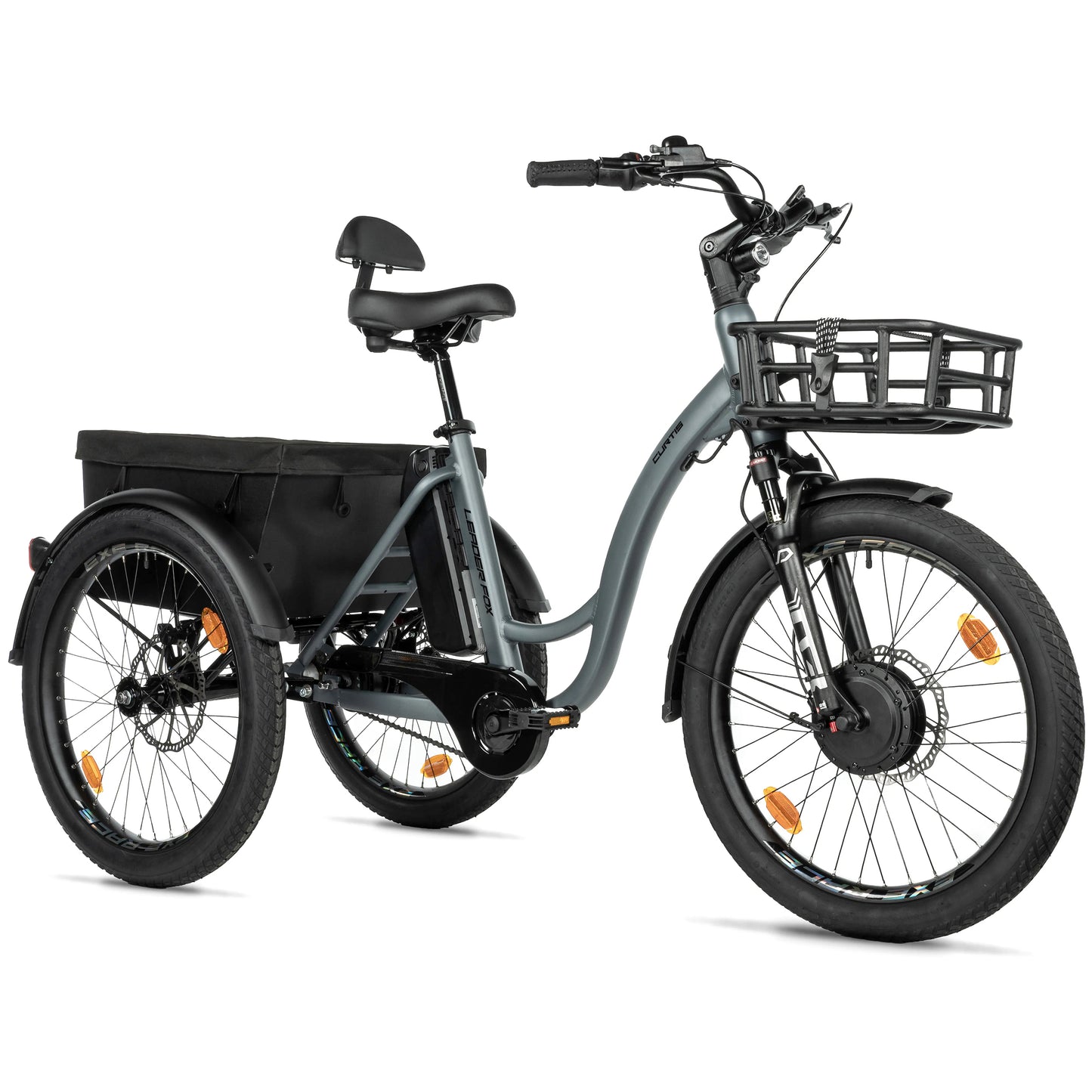 Tricycle VAE Leader Fox Curtis X 24 2025 gris 8V housse