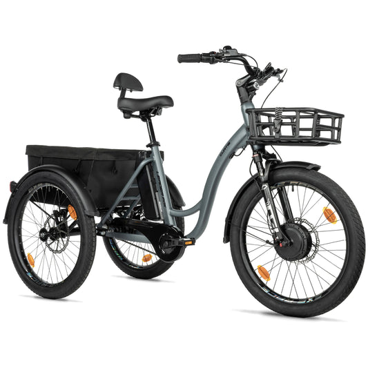 Leader Fox Curtis X 24 2025 Grey 8-Speed Electric Trike Cover