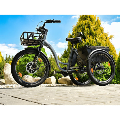 Tricycle VAE Leader Fox Curtis X 24 2025 gris 8V housse
