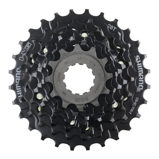 Cassette 7v. Shimano hg210 12-28 noir (12-14-16-18-21-24-28)