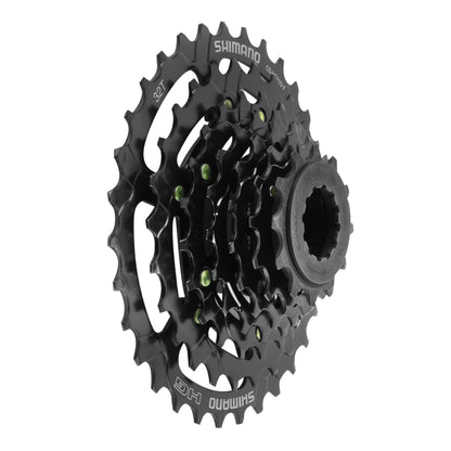 Cassette 7v. Shimano hg210 12-32 noir (12-14-16-18-21-24-32) -spline m-