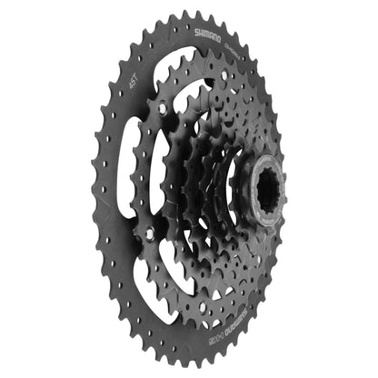 8-speed cassette. Shimano Alivio HG210 11-45 black (11-13-15-18-22-27-35-45)