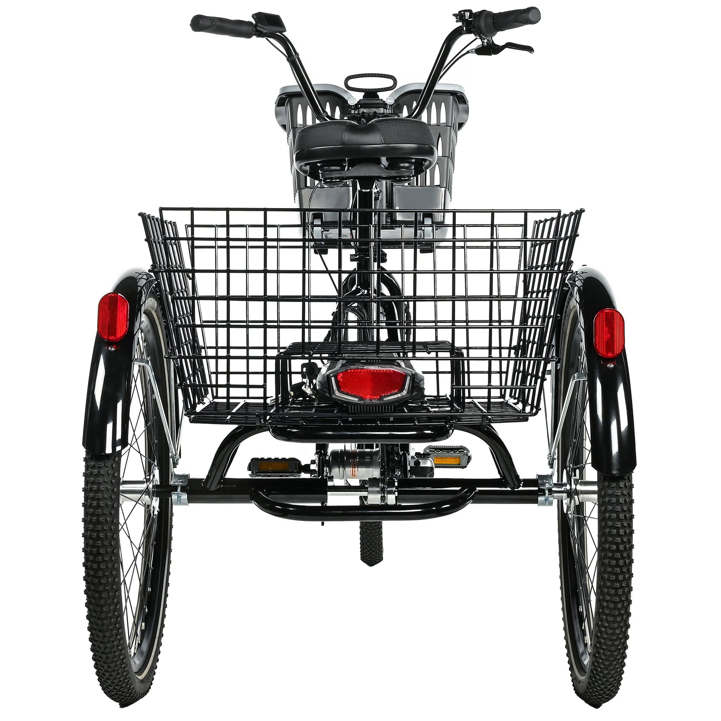 Leader Fox Bormio 24 2025 electric tricycle black 3S Bafang