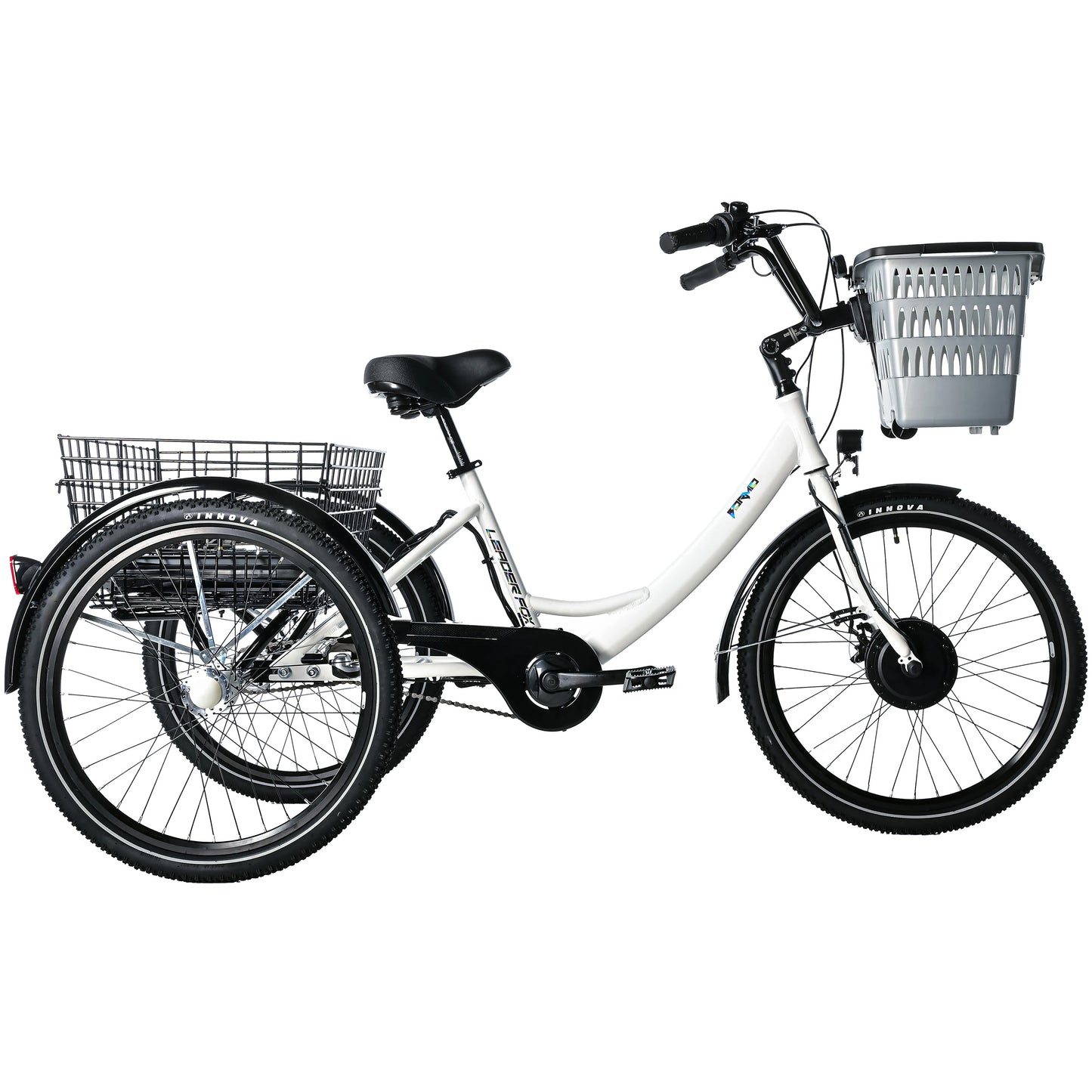 Tricycle VAE Leader Fox Bormio 24 2025 blanc 3V Bafang