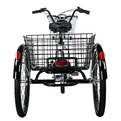 Tricycle VAE Leader Fox Bormio 24 2025 blanc 3V Bafang
