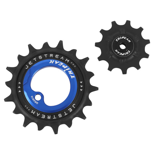Tripeak aopw derailleur pulley 11-18 teeth ceramic 12-11x2v. Shimano grx rx810 - 815 - 820 dark blue set of 2