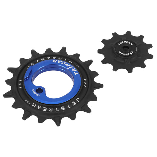 Tripeak aopw derailleur pulley 11-18 teeth ceramic 12-11x2v. Shimano grx rx810 - 815 - 820 dark blue set of 2