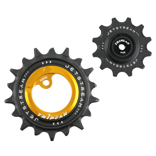 Tripeak 12-18t Ceramic Derailleur Pulley 12x2s Shimano Dura-Ace R9200 Gold Set of 2