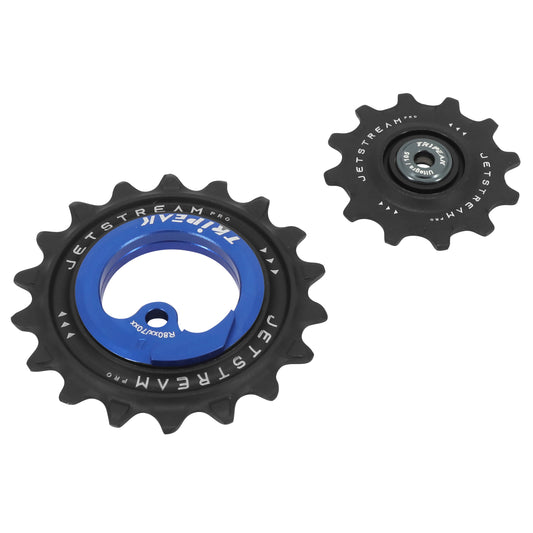 Tripeak AOPW Derailleur Pulley 12-18T Ceramic 11x2sp. Shimano Ultegra R8000GS - 105 R7000GS Dark Blue Set of 2