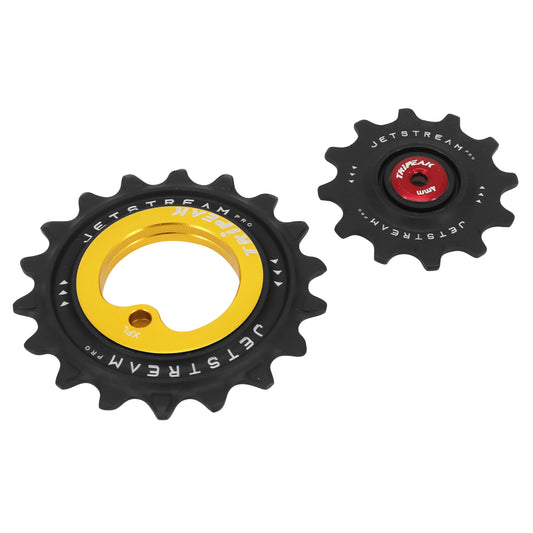 Tripeak aopw ceramic derailleur pulley 12-18 teeth 12x1s. Sram axs xplr red-force-rival or set of 2