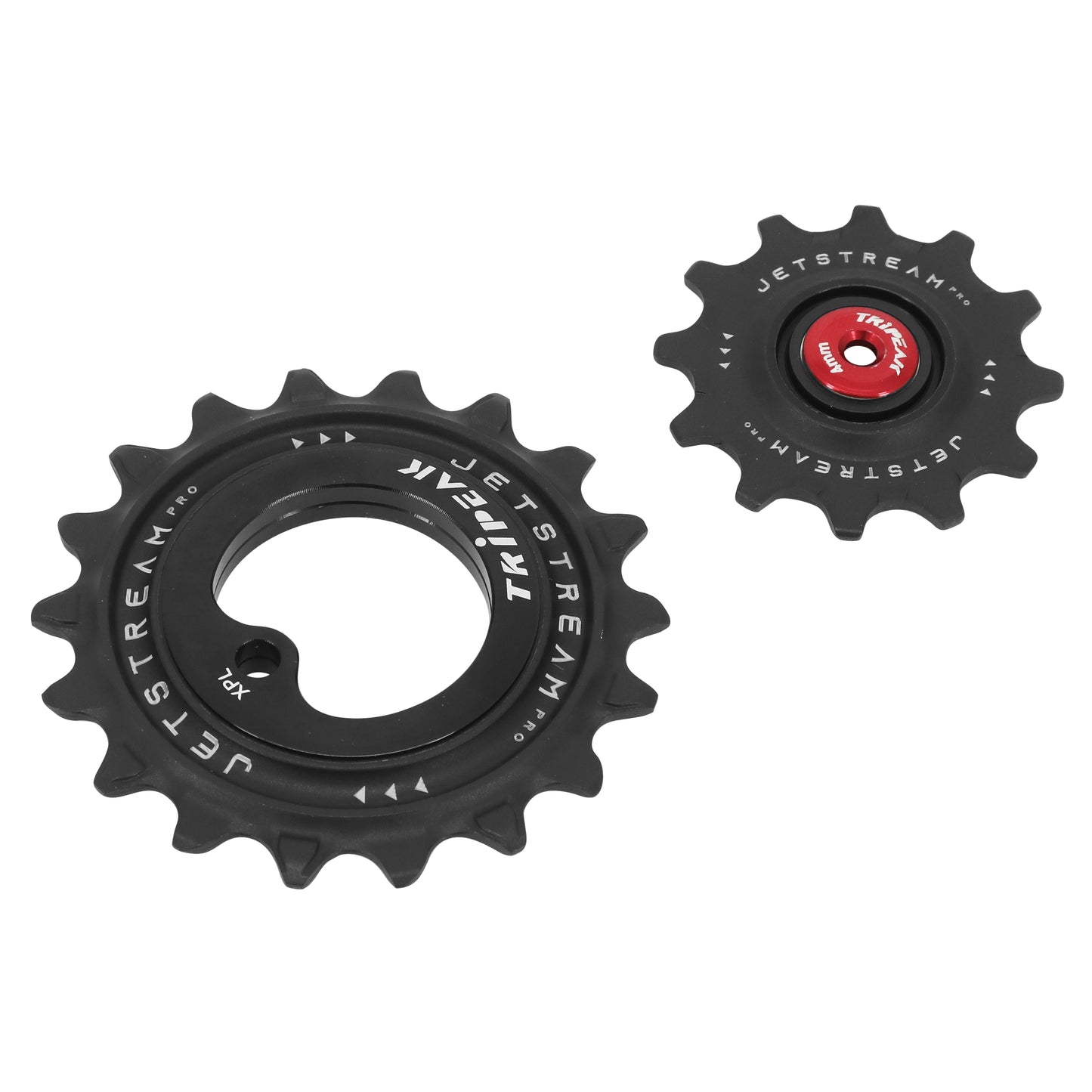 Galet dérailleur aopw Tripeak 12-18 dents céramique 12x1v. Sram axs xplr red-force-rival noir jeu de 2