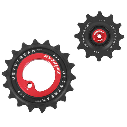 Galet dérailleur aopw Tripeak 12-18 dents céramique 12x1v. Sram axs xplr red-force-rival rouge jeu de 2