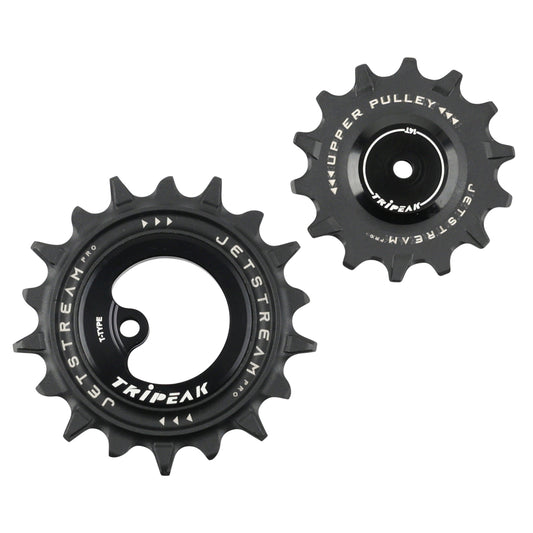 Tripeak aopw Derailleur Pulley 14-18 teeth ceramic 12x1v. Sram t type black set of 2