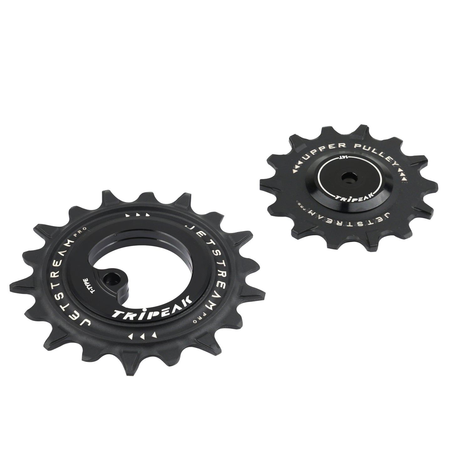 Galet dérailleur aopw Tripeak 14-18 dents céramique 12x1v. Sram t type noir jeu de 2