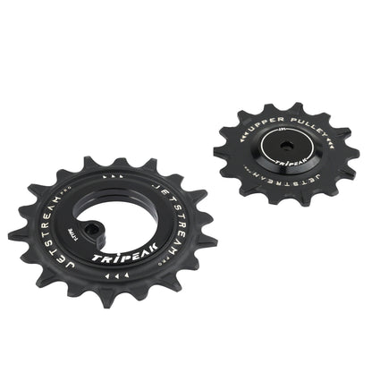 Galet dérailleur aopw Tripeak 14-18 dents céramique 12x1v. Sram t type noir jeu de 2