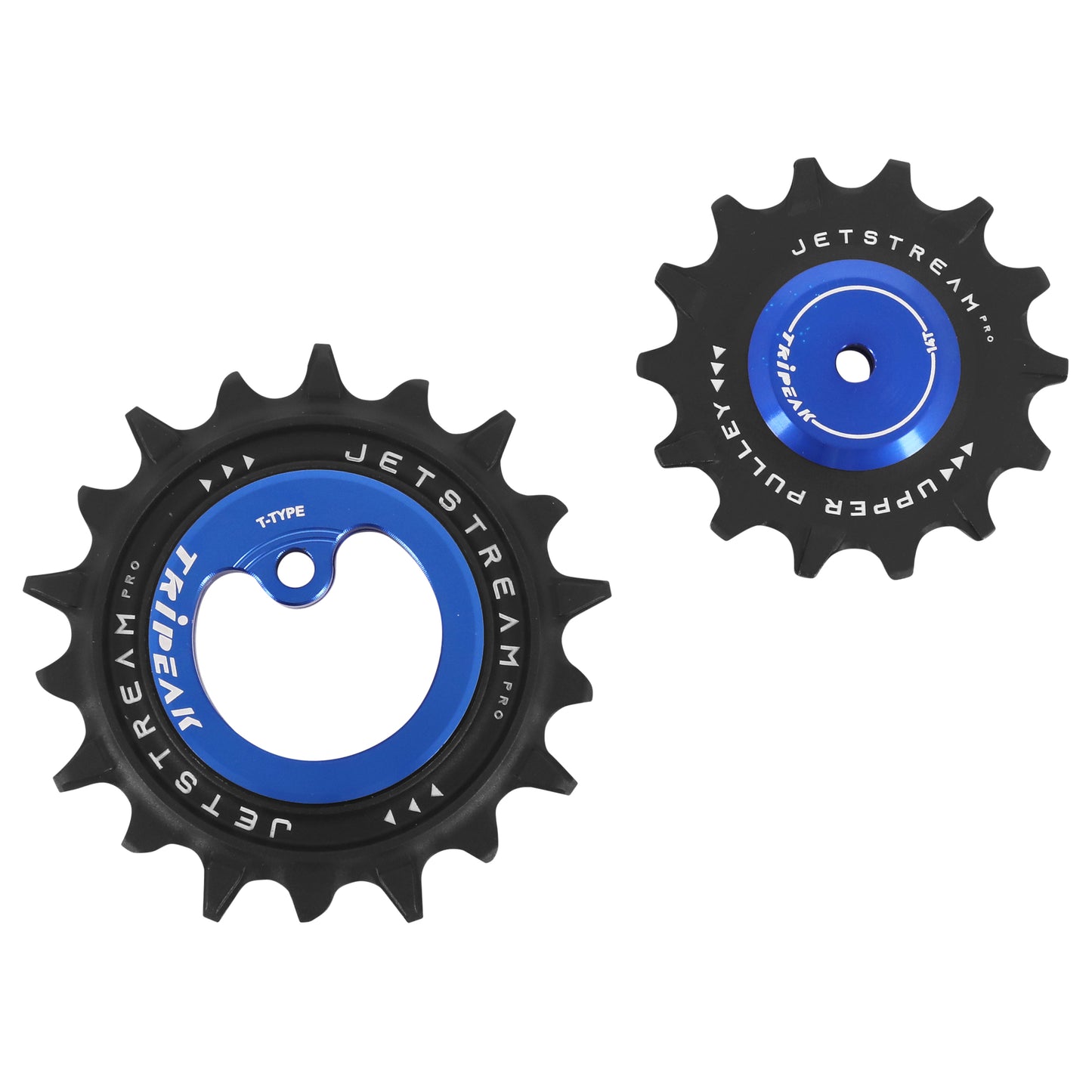 Galet dérailleur aopw Tripeak 14-18 dents céramique 12x1v. Sram t type bleu fonce jeu de 2