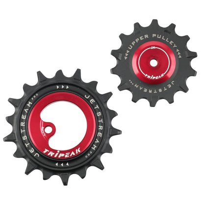 Galet dérailleur aopw Tripeak 14-18 dents céramique 12x1v. Sram t type rouge jeu de 2