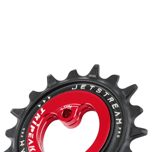 Tripeak AOPW Derailleur Pulleys 14-18T Ceramic 12x1s. Sram T Type Red Set of 2