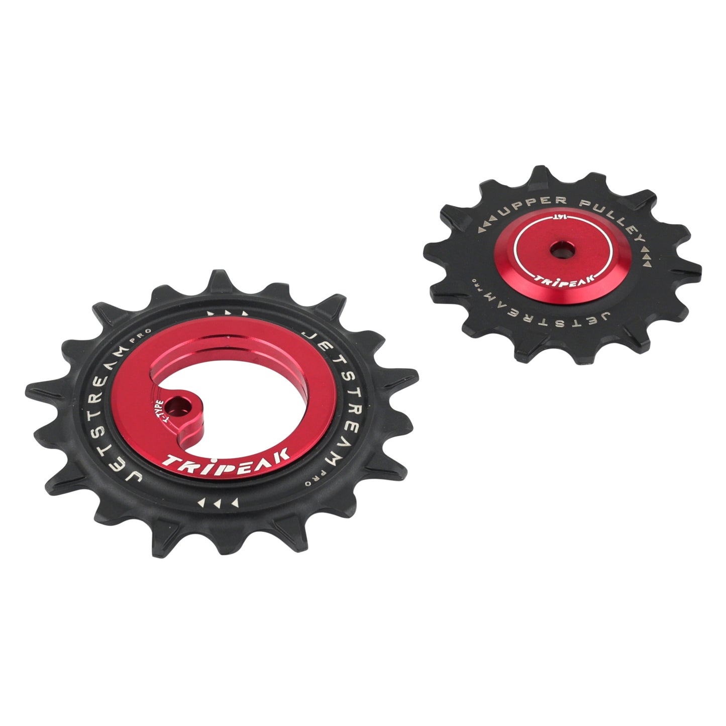 Galet dérailleur aopw Tripeak 14-18 dents céramique 12x1v. Sram t type rouge jeu de 2
