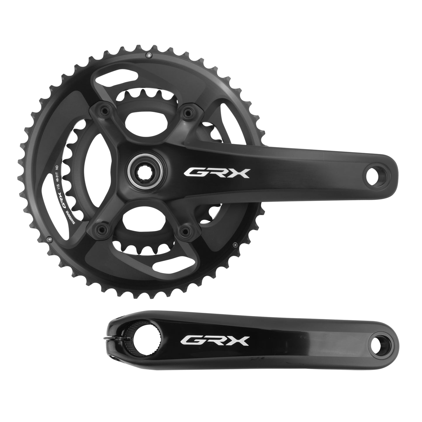 Shimano GRX RX810 black gravel crankset 170 48x31