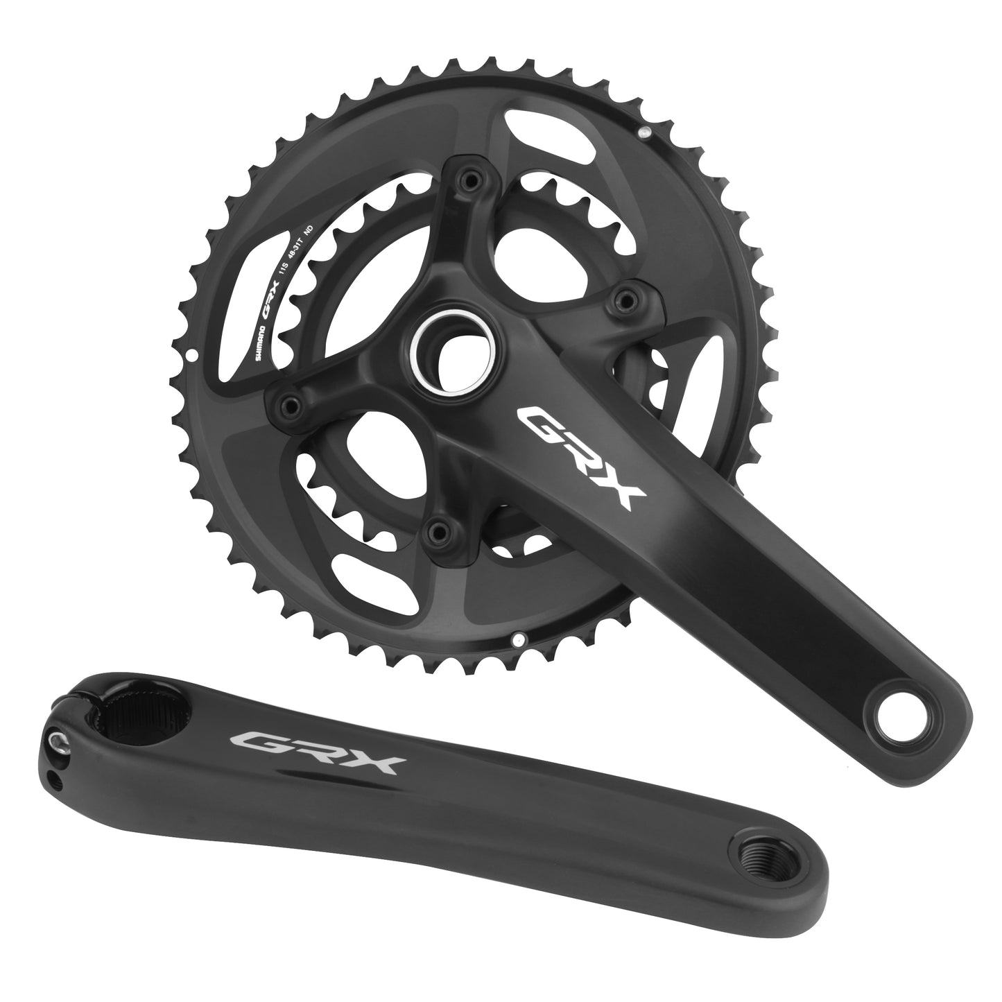 Shimano GRX RX810 black gravel crankset 170 48x31
