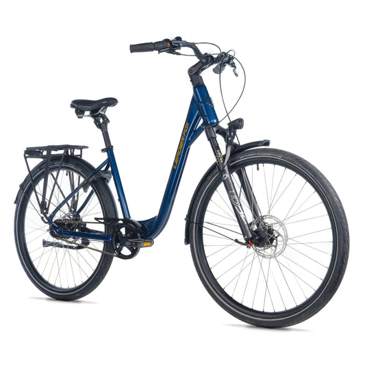 Vélo city bike 28 Leader fox escalante mixte bleu brillant nexus 8v