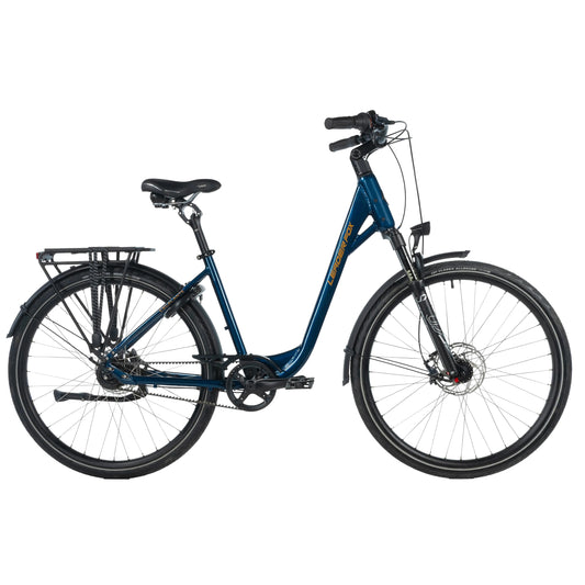 Vélo city bike 28 Leader fox escalante mixte bleu brillant nexus 8v