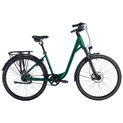 Vélo city bike 28 Leader fox escalante mixte vert brillant nexus 8v