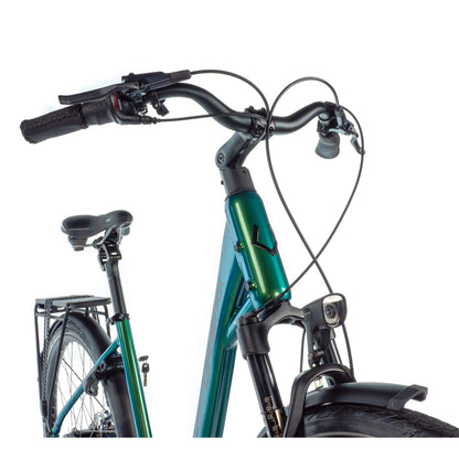 Vélo city bike 28 Leader fox escalante mixte vert brillant nexus 8v